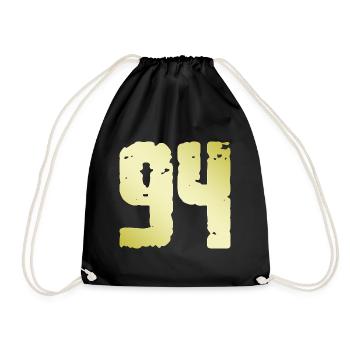 94 Number Vintage - Drawstring Bag - black - Front