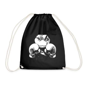 Alligator Boxer Kampfsport MMA - Turnbeutel - Schwarz - Vorne