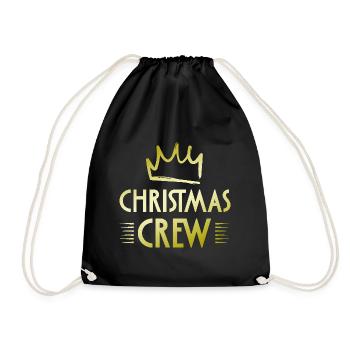 Christmas Crew - Drawstring Bag - black - Front