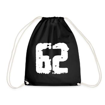 62 Nombre Vintage - Sac de sport léger - noir - Devant