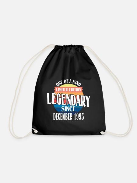 Limited Edition Legendär seit Dezember 1995 - Turnbeutel - Schwarz