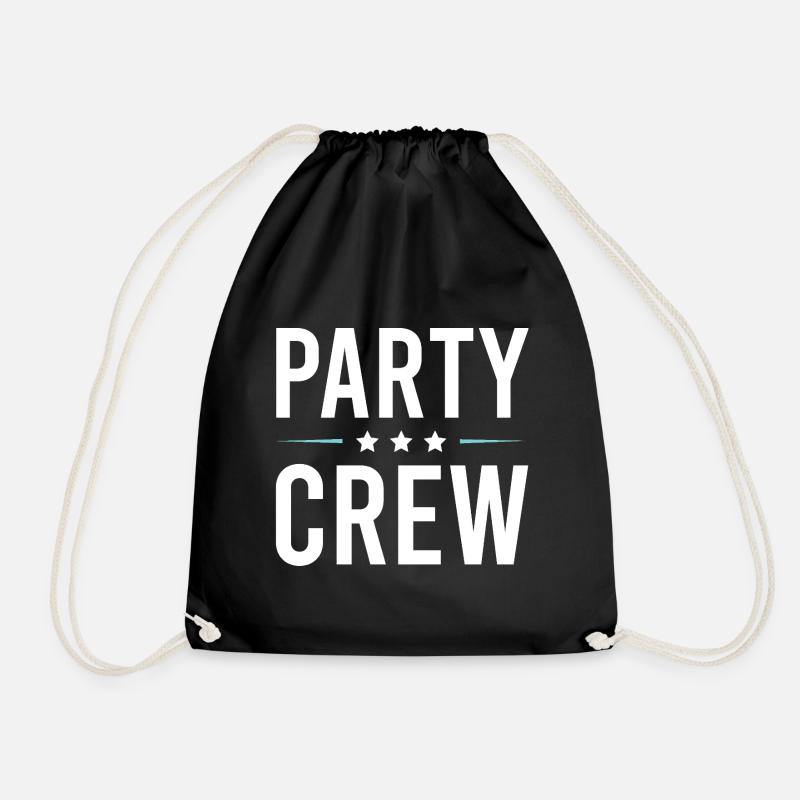 Party Crew - Turnbeutel - Schwarz