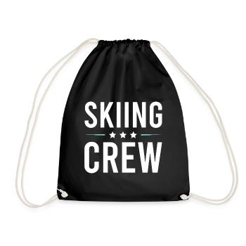 Équipe de ski - Sac de sport léger - noir - Devant