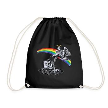 Papa disparu en deuil - Sac de sport léger - noir - Devant