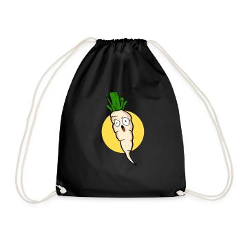 Sugarbeet surprised - Drawstring Bag - black - Front