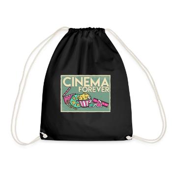 cinéma - Sac de sport léger - noir - Devant