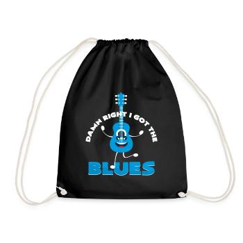 Blues - Turnbeutel - Schwarz - Vorne