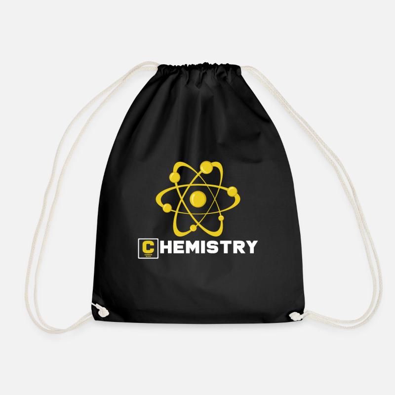 Chemie - Turnbeutel - Schwarz