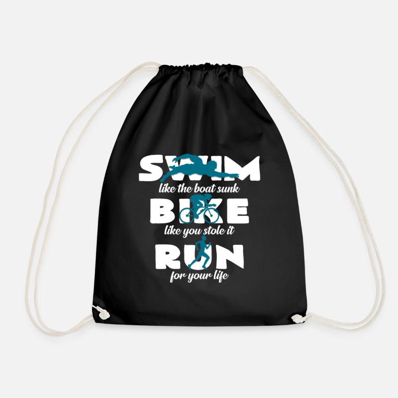Triathlon - Turnbeutel - Schwarz