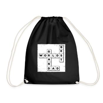 grand-père - Sac de sport léger - noir - Devant