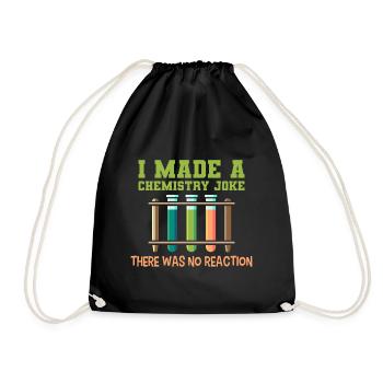 Blague sur la chimie, ouvrier en laboratoire - Sac de sport léger - noir - Devant