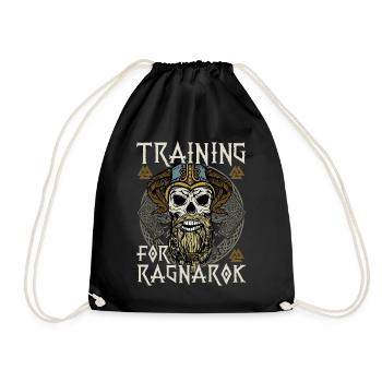 Formation pour le cadeau de chemise de Ragnarok pour les Vikings - Sac de sport léger - noir - Devant