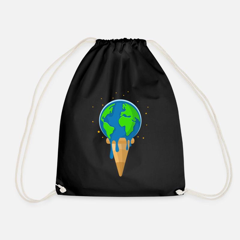 Klimaschutz - Turnbeutel - Schwarz