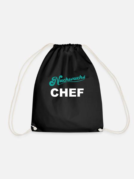 Nachwuchs Chef - Turnbeutel - Schwarz