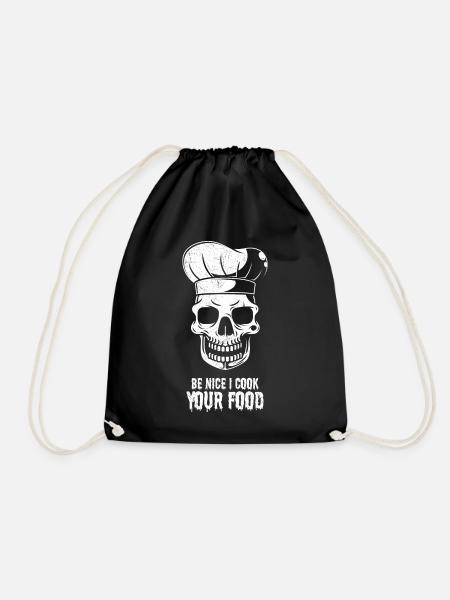 Be Nice I Cook Your Food - Turnbeutel - Schwarz
