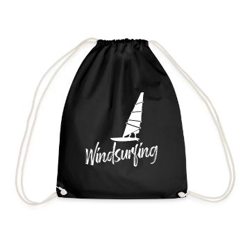 Windsurfing - Turnbeutel - Schwarz - Vorne