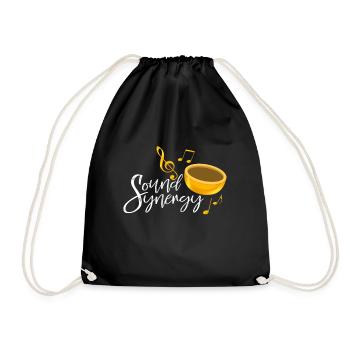 Music therapy - Drawstring Bag - black - Front