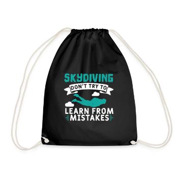 Parachute - Drawstring Bag - black - Front