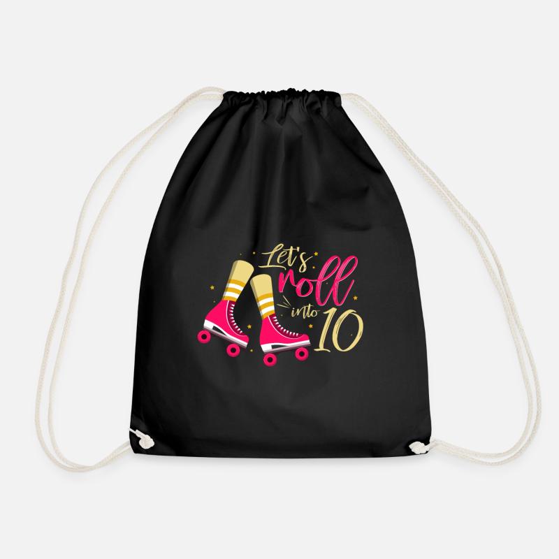 10. Geburtstag - Turnbeutel - Schwarz
