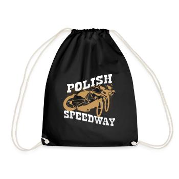 Speedway Polen - Turnbeutel - Schwarz - Vorne