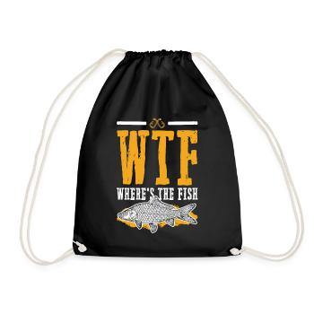 Pêche pêche pêche - Sac de sport léger - noir - Devant