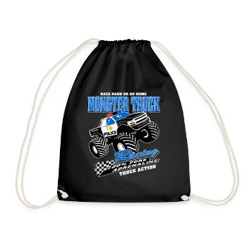 Monster Truck - Ramassage - Big Foot - Sac de sport léger - noir - Devant