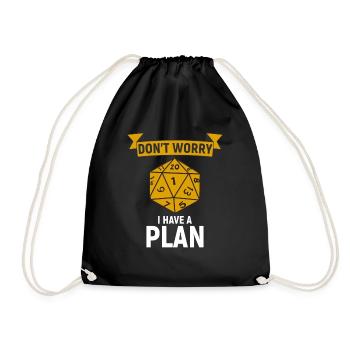 Ne vous inquiétez pas, j'ai un RPG Plan Pen and Paper - Sac de sport léger - noir - Devant