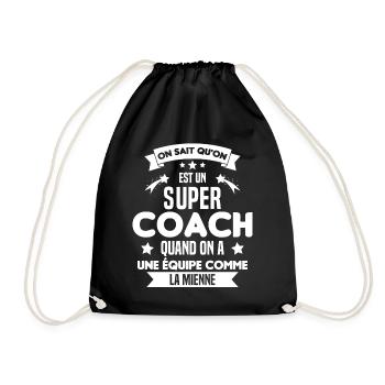 On Sait Qu'on Est Un Super Coach - Sac de sport léger - noir - Devant
