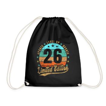 Mise à jour Level Up 26 ans Édition Limitée Rétro - Sac de sport léger - noir - Devant