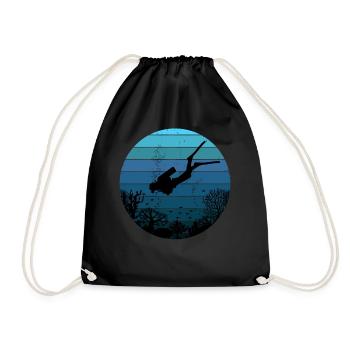 Réservoir d’oxygène Vintage Diver Ocean Diver Reef - Sac de sport léger - noir - Devant
