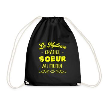 Grande Soeur Universelle C'est La Mienne - Sac de sport léger - noir - Devant