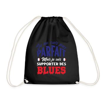 supporter equipe de France - Sac de sport léger - noir - Devant