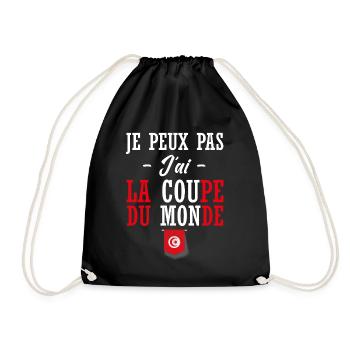 allez tunisie - Sac de sport léger - noir - Devant
