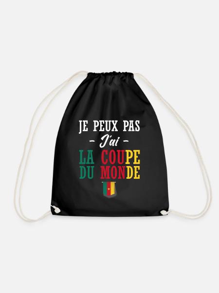 Cameroun Football | supporter de Cameroun foot - Sac de sport léger - noir