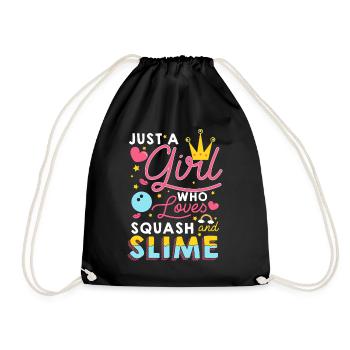 Juste une fille Squash And Slime - Sac de sport léger - noir - Devant