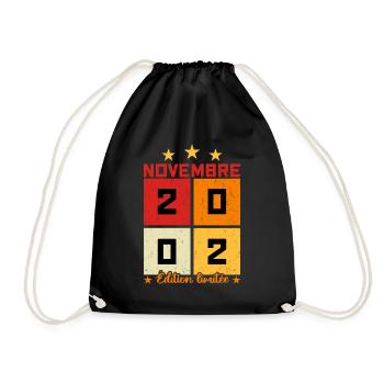 Novembre 2002 Édition limitée - Sac de sport léger - noir - Devant