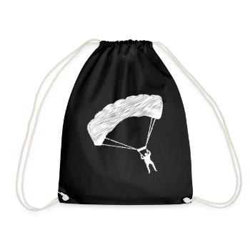 Parapente - (1) - Sac de sport léger - noir - Devant