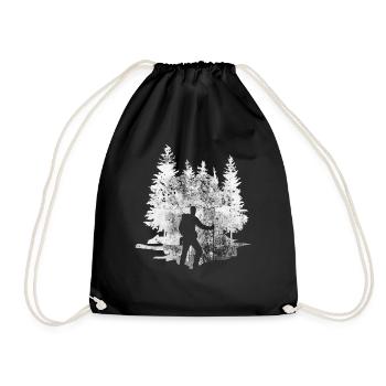 Arbre - Randonnée - (2) - Sac de sport léger - noir - Devant