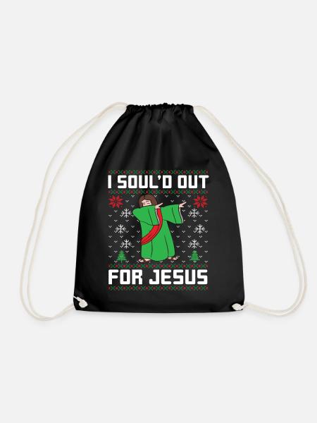 i soul´d out for Jesus - Turnbeutel - Schwarz