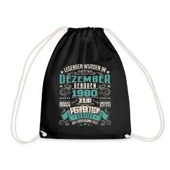 Legenden werden geboren im Dezember 1980 - Sac de sport léger - noir - Devant