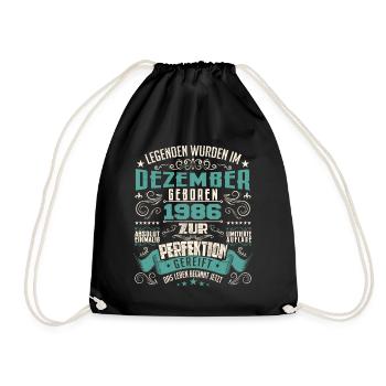 Legenden werden geboren im Dezember 1986 - Sac de sport léger - noir - Devant