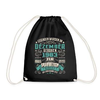 Legenden werden geboren im Dezember 1983 - Sac de sport léger - noir - Devant