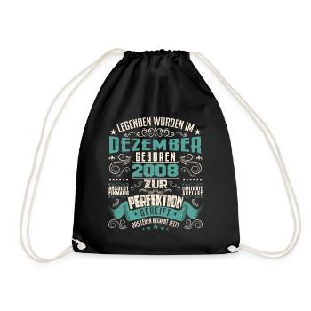 Legenden werden geboren im Dezember 2008 - Sac de sport léger - noir - Devant