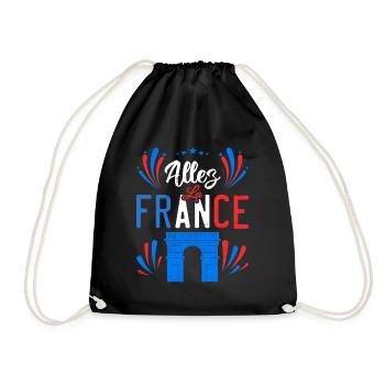 Allez La France - Sac de sport léger - noir - Devant
