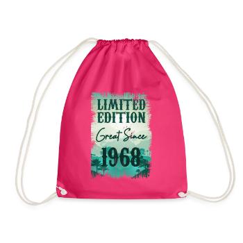 Einzigartig seit 1968 - Turnbeutel - Fuchsia - Vorne