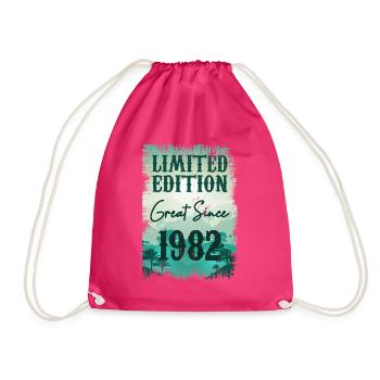 Einzigartig seit 1982 - Turnbeutel - Fuchsia - Vorne