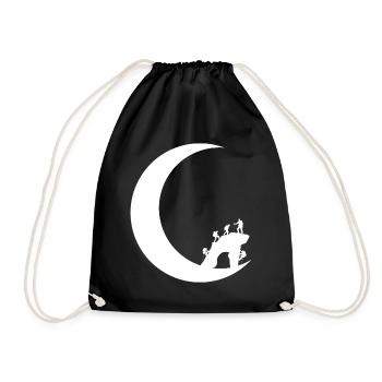 Crescent Moon - Climbing - Climbing - - Drawstring Bag - black - Front