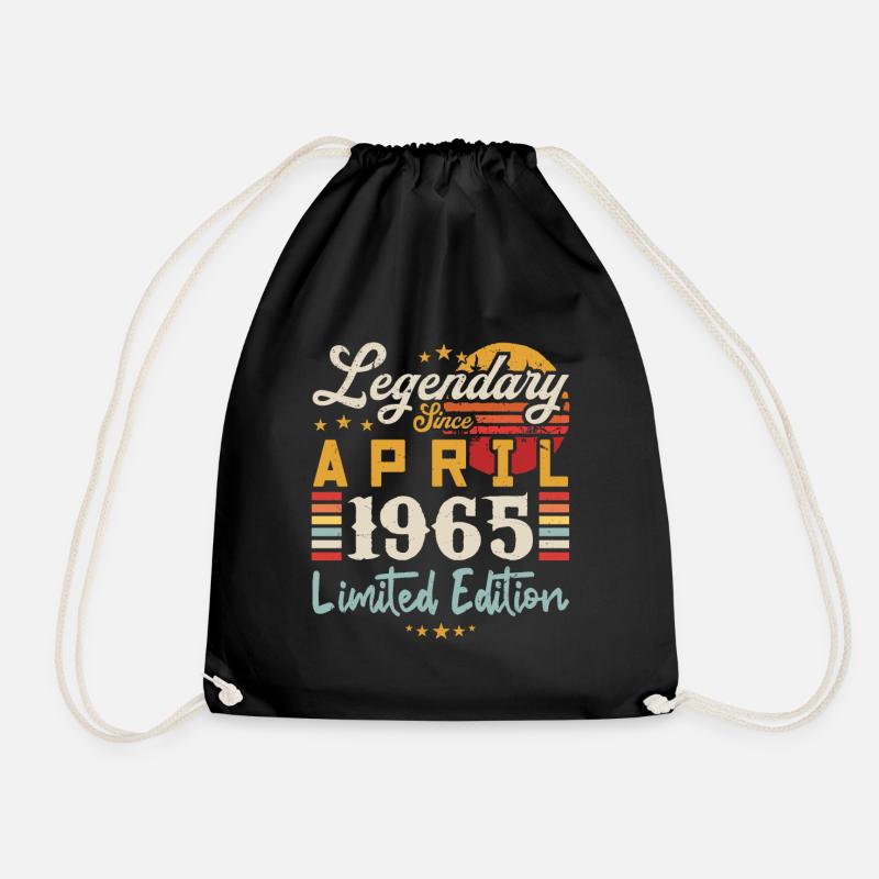 Legendär seit April 1965 | Limitierte Auflage - Turnbeutel - Schwarz