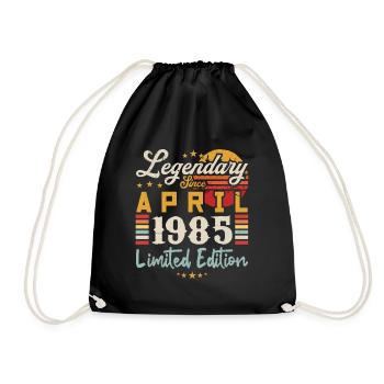 Legendary Since April 1985 | limited edition - Sac de sport léger - noir - Devant