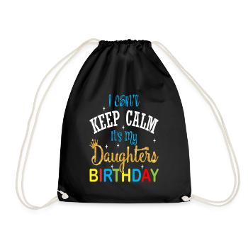 Tenue d’anniversaire Tenue fille - Sac de sport léger - noir - Devant